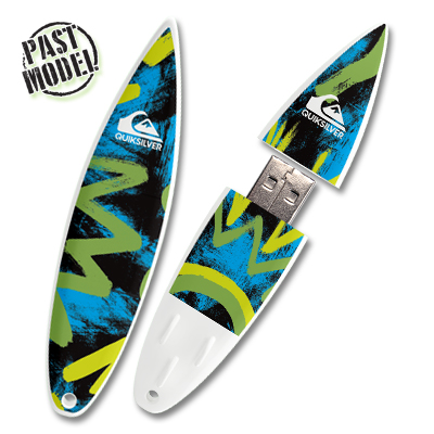 Quiksilver Neon Green SurfDrive USB Flash Drive