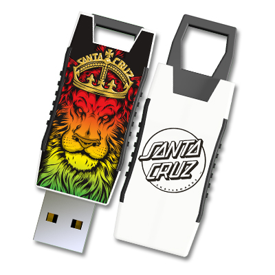 Santa Cruz Capless USB Flash Drives
